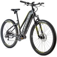 E-bike MTB 29" Leader Fox SWAN LADY, 2021-1 16,5" BLACK MATT/YELLOW